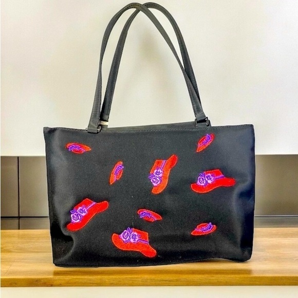 SOLD
🌟
Red Hat Society ~ Embroidered Bling Small Purse case tote bag unique - Picture 6 of 6